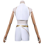 KPop Demon Hunters Rumi White Stage Outfit Cosplay Costume