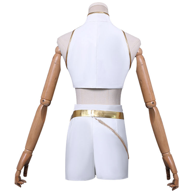 KPop Demon Hunters Rumi White Stage Outfit Cosplay Costume