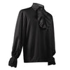 European Style Medieval Victorian Steampunk Ruffled Shirt Halloween Cosplay Costumes