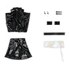 New Panty & Stocking with Garterbelt Polyurethane Black Cosplay Costumes