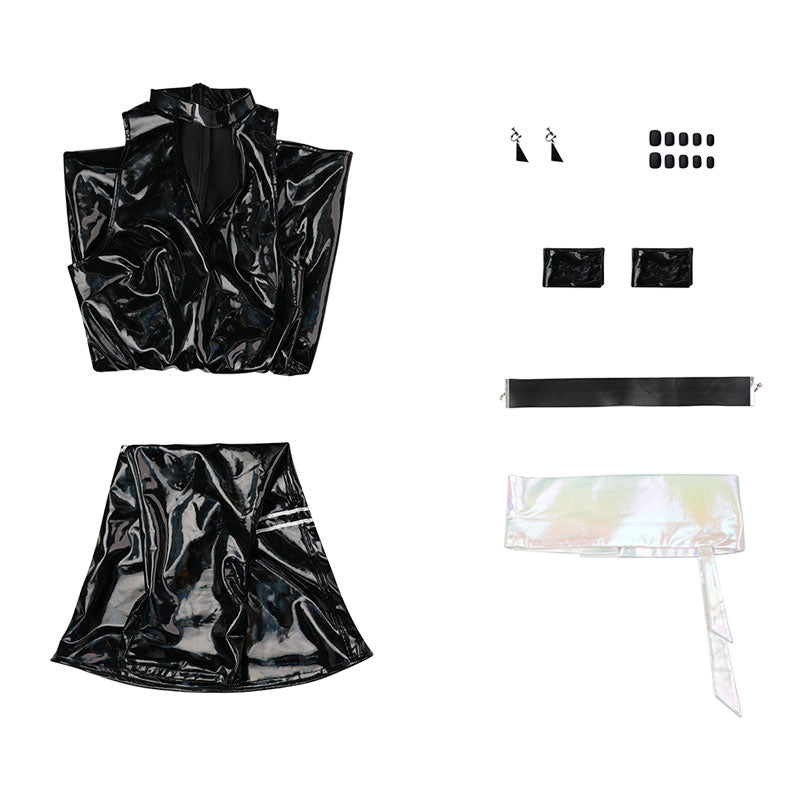 New Panty & Stocking with Garterbelt Polyurethane Black Cosplay Costumes