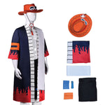 Anime One Piece Portgas D. Ace Halloween Cosplay Costume