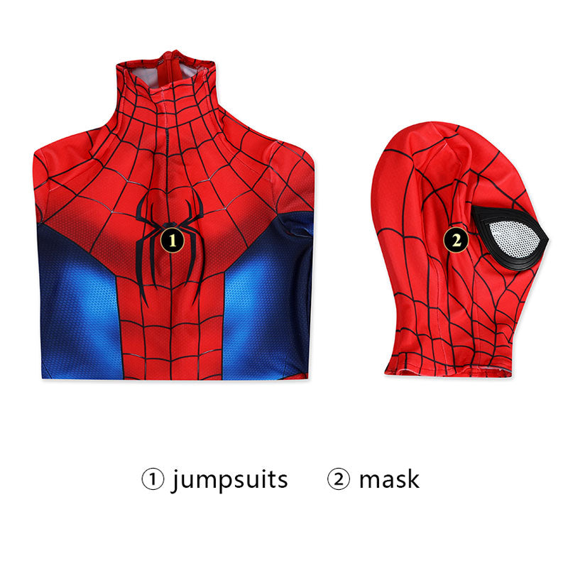Spider Man : Brand New Day Peter Parker Kids Jumpsuit Cosplay Costume