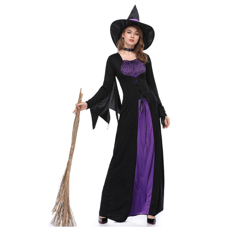 Gothic Vampire Witch Dress Halloween Cosplay Costumes
