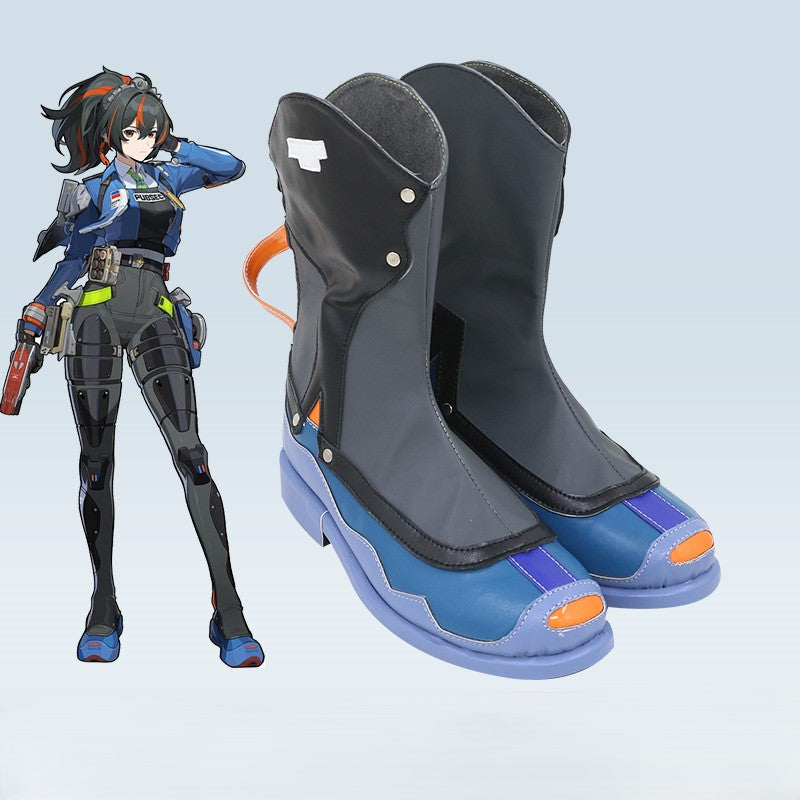 Zenless Zone Zero Zhu Yuan Cosplay Shoes