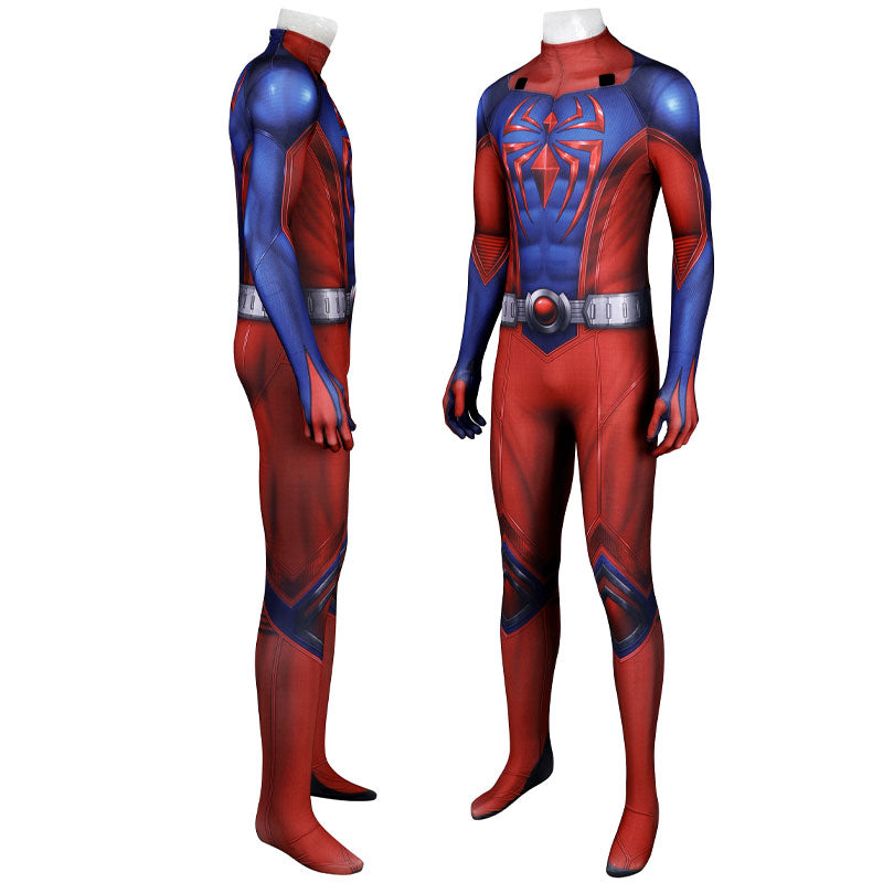 Marvel's Spider-Man 2 Peter Parker Scarlet Spider III Suit Jumpsuit Cosplay Costumes