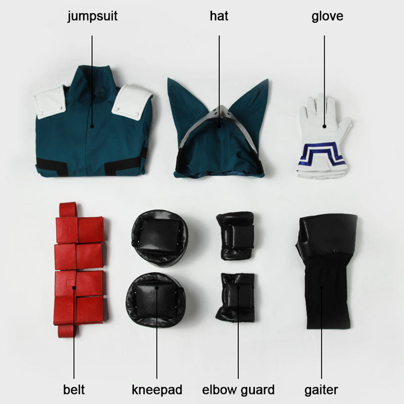 My Hero Academia Izuku Midoriya Darkgreen Cosplay Costume