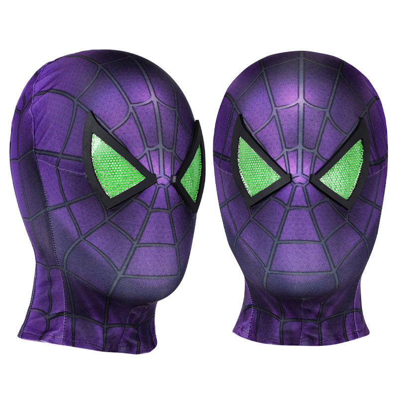 Marvel's Spider-Man Miles Morales Purple Reign Suit Kids Jumpsuits Cosplay Costume