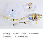 KPop Demon Hunters Zoey White Outfit Cosplay Costumes