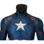 Avengers: Endgame Steven Rogers Captain America Jumpsuit Cosplay Costumes