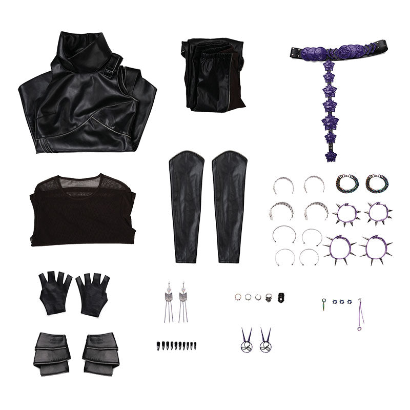 KPop Demon Hunters Mira Combat Suit Cosplay Costumes