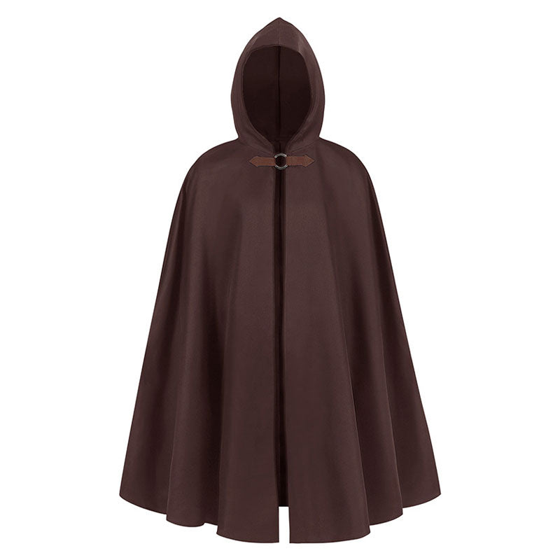 European Medieval Halloween Party Long Hooded Cloak Cosplay Costumes