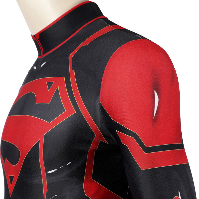 DC New 52 Superboy Jumpsuits Cosplay Costume