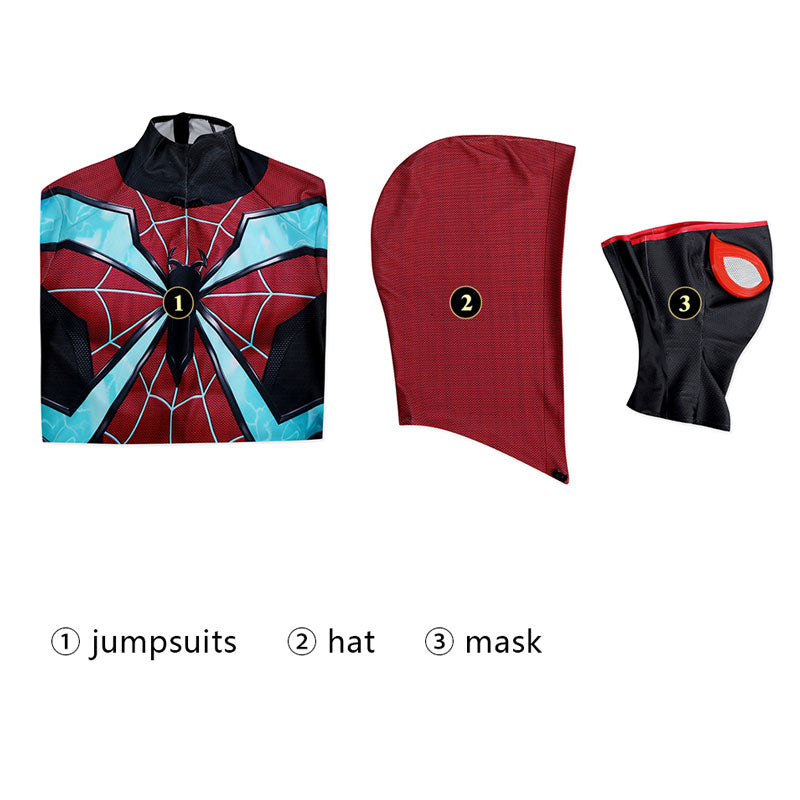 Marvel's Spider Man 2 Miles Morales EVOLVED SUIT Cosplay Costume
