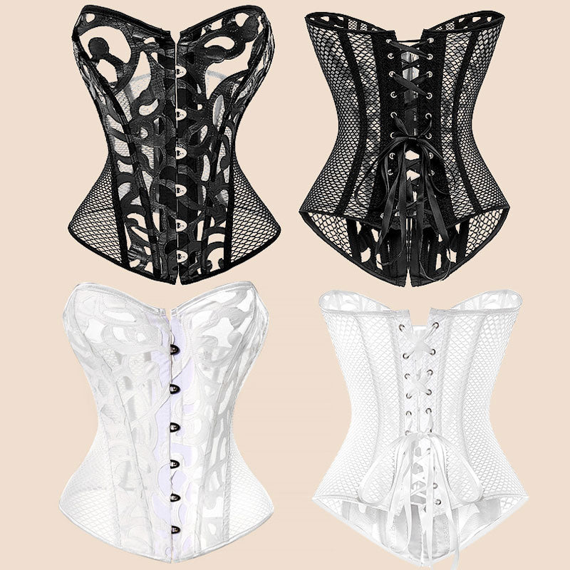 Palace Women's Tummy-control Mesh Breathable Tights Corset Cosplay Costumes