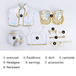 KPop Demon Hunters Mira White Outfit Cosplay Costumes