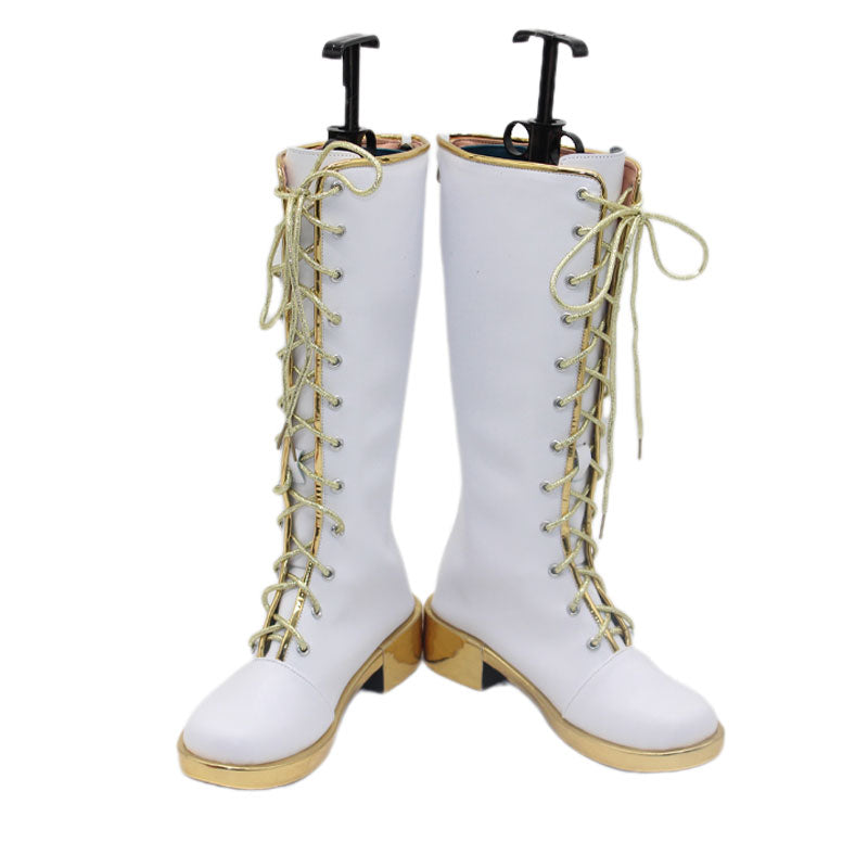 KPop Demon Hunters Rumi White Stage Cosplay Shoes