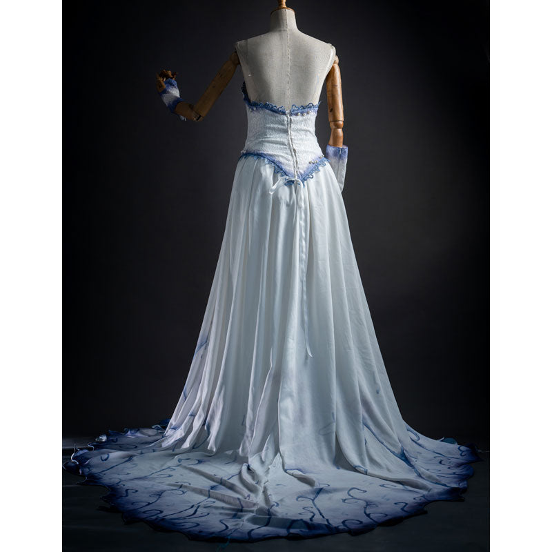 Tim Burton's Corpse Bride Emily Wedding Dress Cosplay Costumes Tim Burton's Corpse Bride Emily Wedding Dress Cosplay Costumes