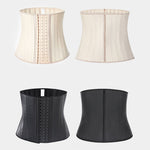 Steel Bone Smooth Rubber Abdomen Girdle Corset Cosplay Costumes