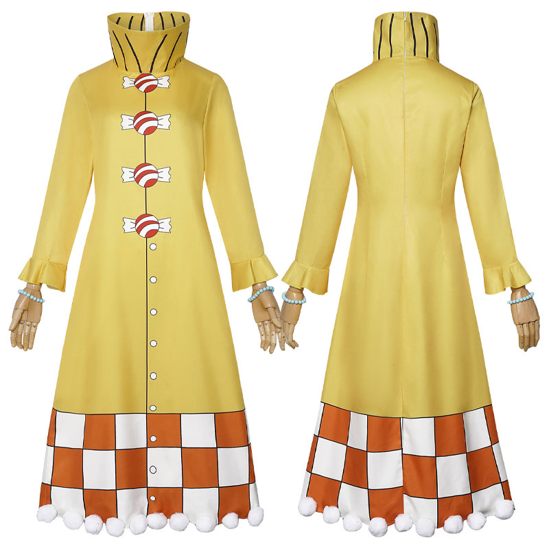 ONE PIECE Kyandi Daijin Charlotte Perospero Cosplay Costume