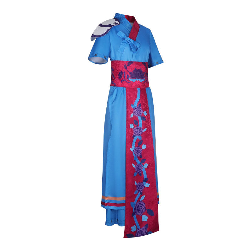 Kpop Demon Hunters The Origin Story Blue Dress Cosplay Costume