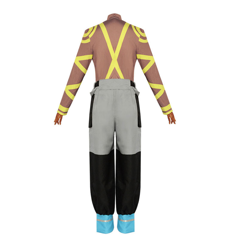 Fire Force Ogun Montgomery Flamy Ink Cosplay Costumes