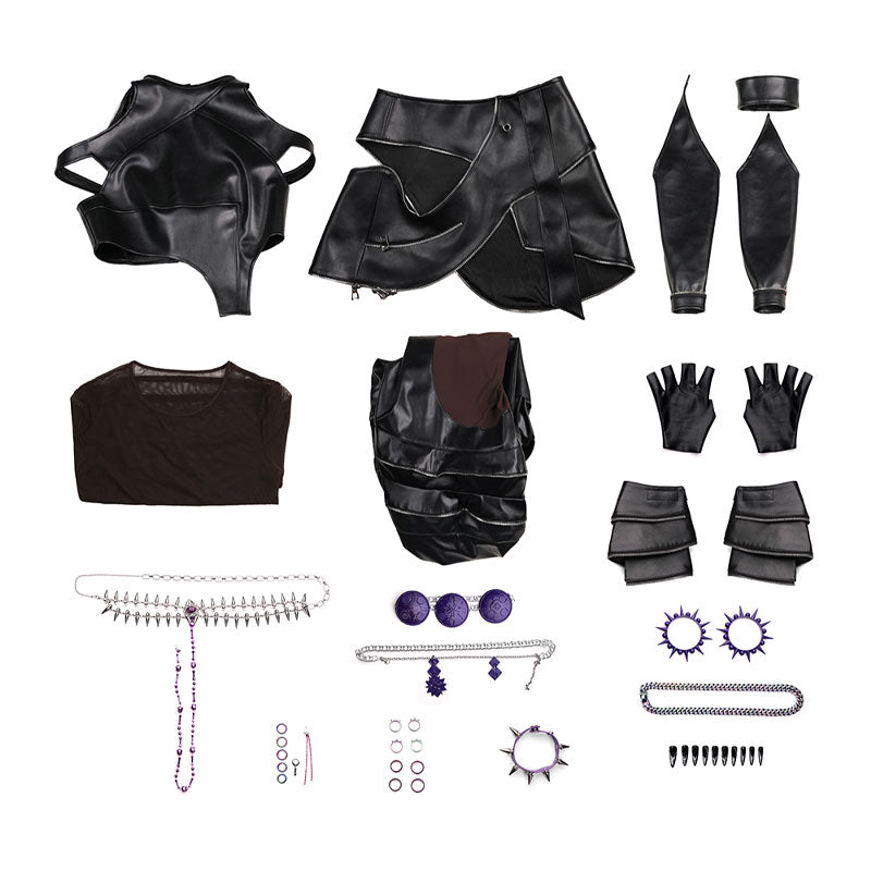 KPop Demon Hunters Zoey Combat Suit Cosplay Costumes