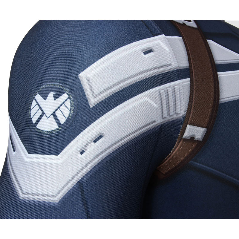 Captain America: The Winter Soldier Steve Rogers Jumpsuit Cosplay Costumes