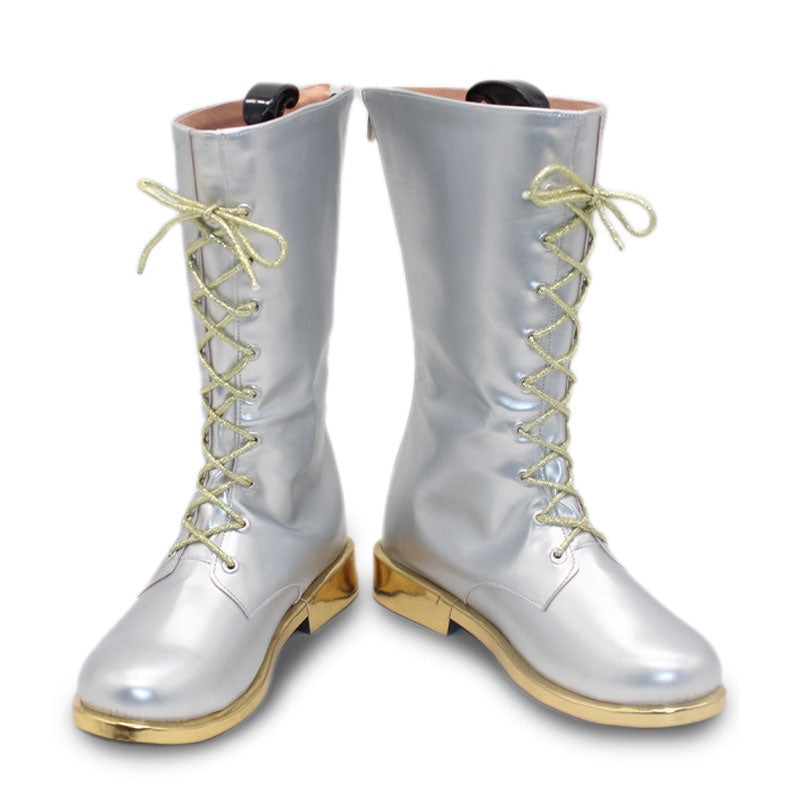 KPop Demon Hunters Zoey White Stage Cosplay Shoes