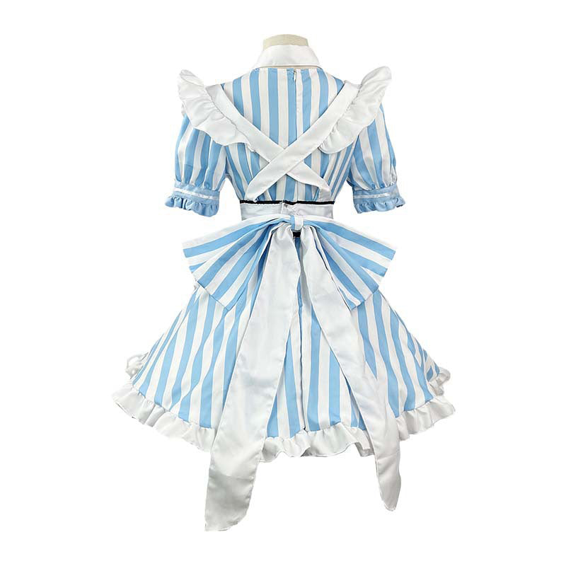 Azur Lane X Hololive Shirakami Fubuki Maid Cosplay Costumes