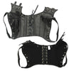 Punk Neck Motorcycle Belt Buckle Retro Body Shaper Cape Halloween Cosplay Costumes