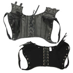 Punk Neck Motorcycle Belt Buckle Retro Body Shaper Cape Halloween Cosplay Costumes