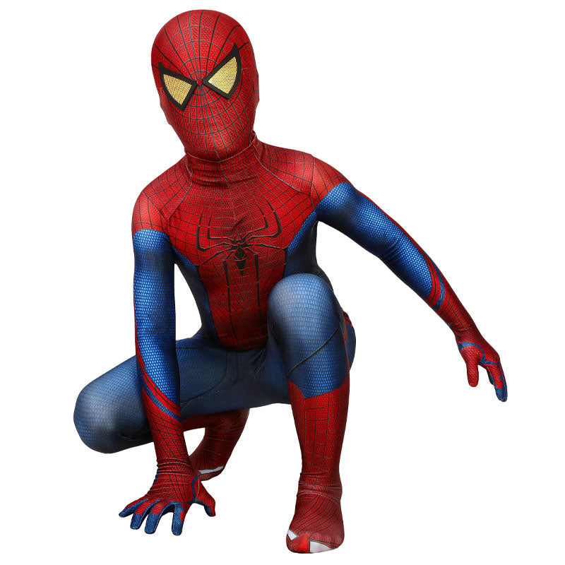 The Amazing Spider-Man Peter Parker Child Jumpsuits Cosplay Costume