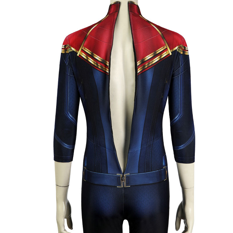 The Marvels Captain Marvel Carol Danvers Jumpsuit Cosplay Costumes