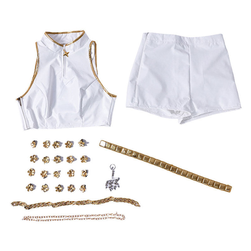 KPop Demon Hunters Rumi Children's White Cosplay Costumes