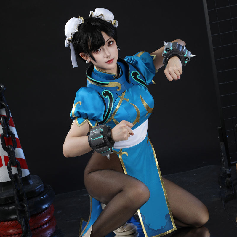 Overwatch 2 x SF6 Chun-Li Juno Cosplay Costumes
