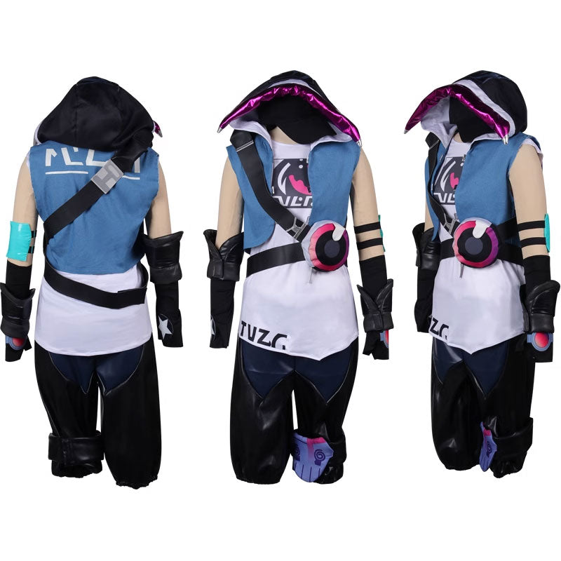 LOL Chromacrash Ekko Cosplay Costume