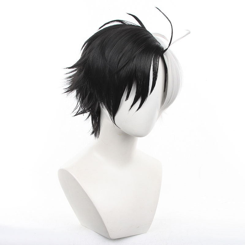 Wind Breaker Haruka Sakura Black White Cosplay Wig