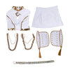 KPop Demon Hunters Zoey Children's White Cosplay Costumes