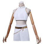 KPop Demon Hunters Rumi White Stage Outfit Cosplay Costume