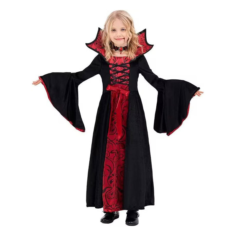 European Halloween Party Vampire Witch Children's Dress Cosplay Costumes