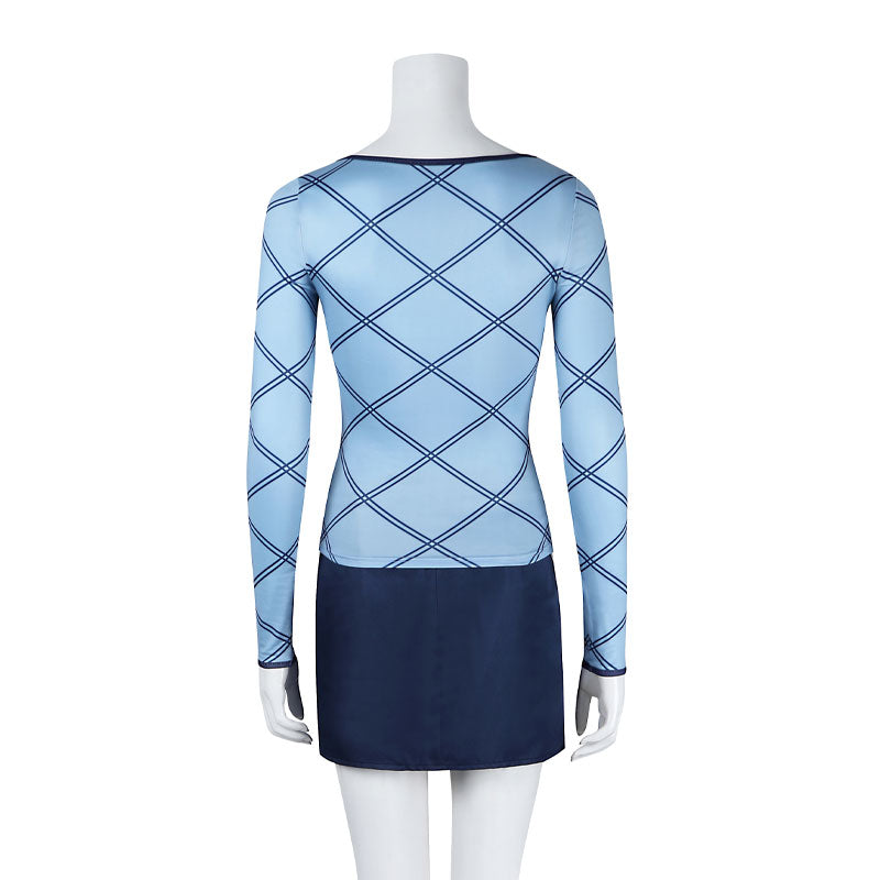 One Piece Live Action Season 2 Nami Blue Cosplay Costumes, Blue / 2XL