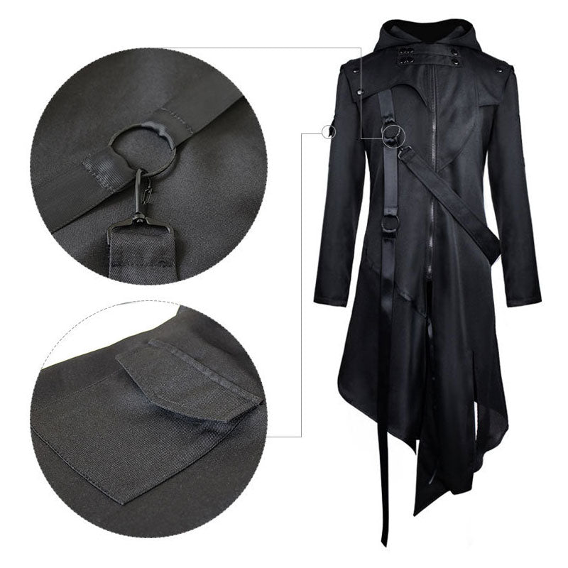European Halloween Gothic Autumn and Winter Jacket Cosplay Costumes