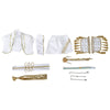 KPop Demon Hunters Mira Children's White Cosplay Costumes