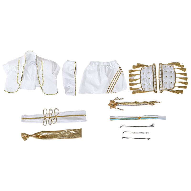 KPop Demon Hunters Mira Children's White Cosplay Costumes