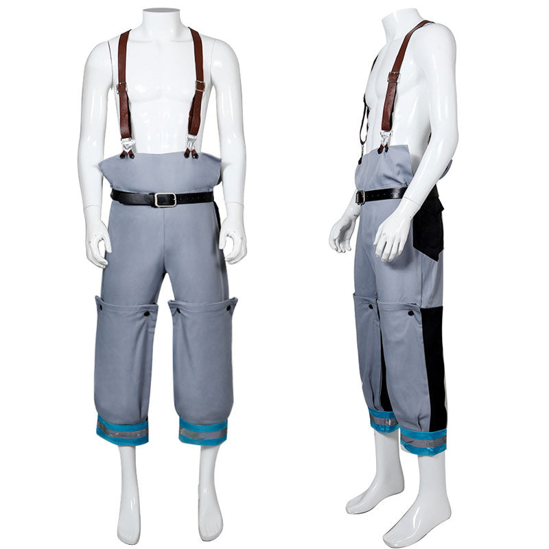Fire Force Shinra Kusakabe Special Fire Force Company 8 Fire Suit Cosplay Costume