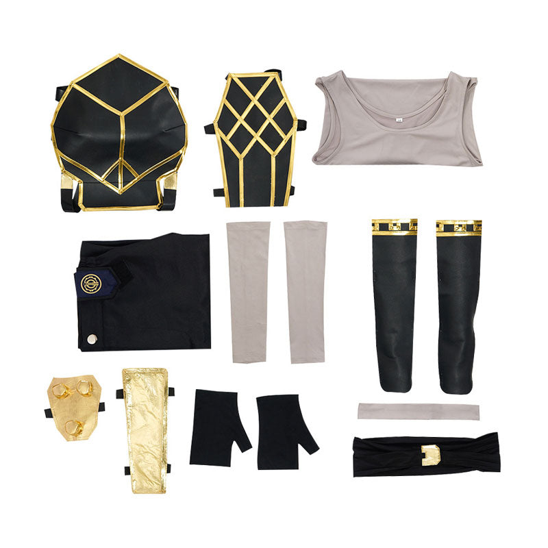 LOL Arcane 2 Vi Combat Suit Cosplay Costumes