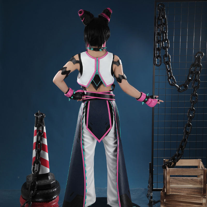 Overwatch 2 x SF6 Juri Kiriko Cosplay Costumes