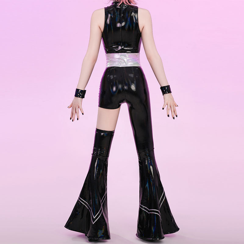 New Panty & Stocking with Garterbelt Polyurethane Black Cosplay Costumes
