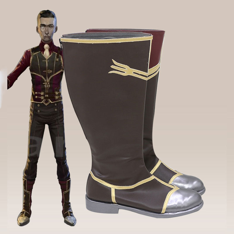 LOL Arcane Silco Cosplay Shoes